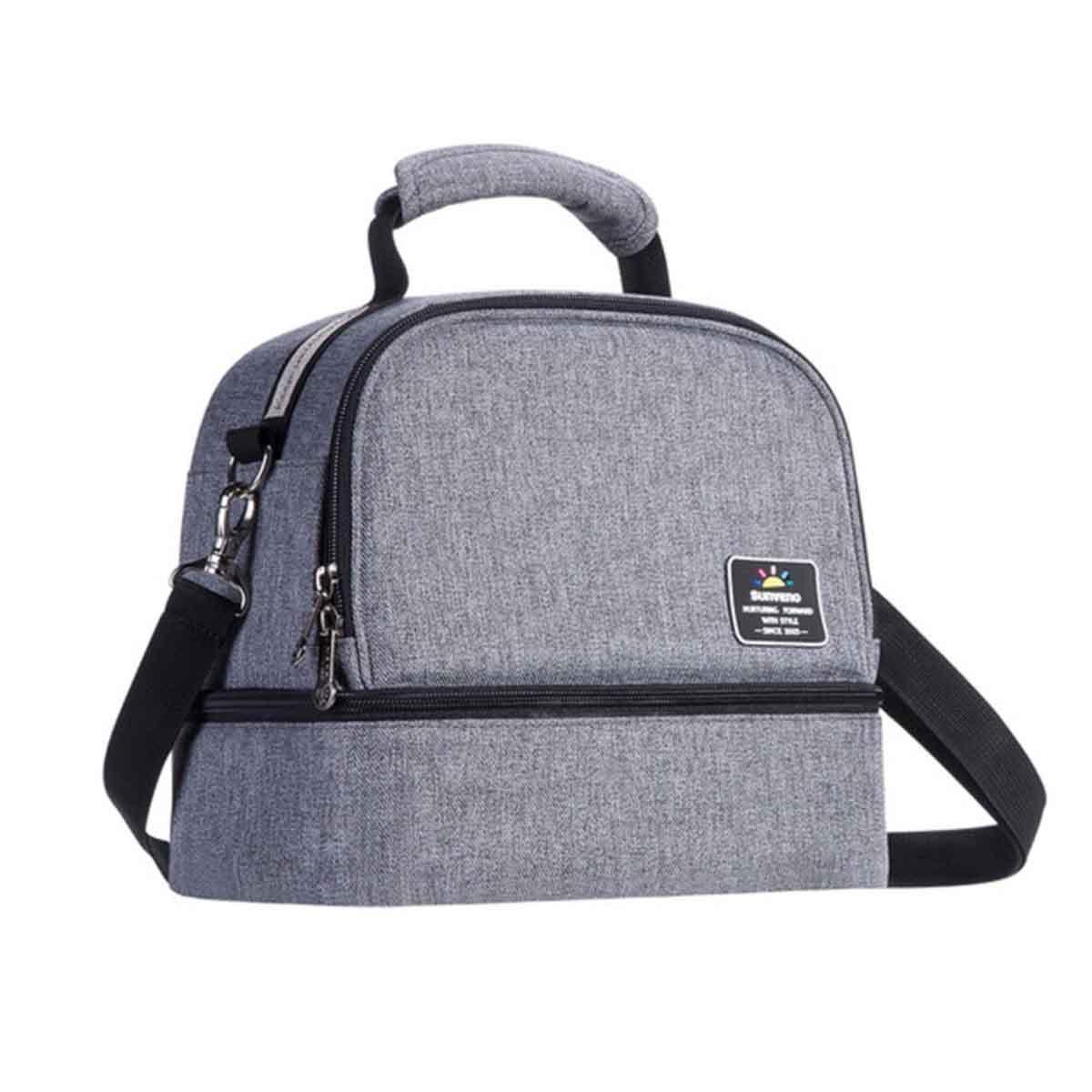 حقيبة غداء معزولة من صنڤينو مع مجموعة أكياس ثلج على شكل بطريق