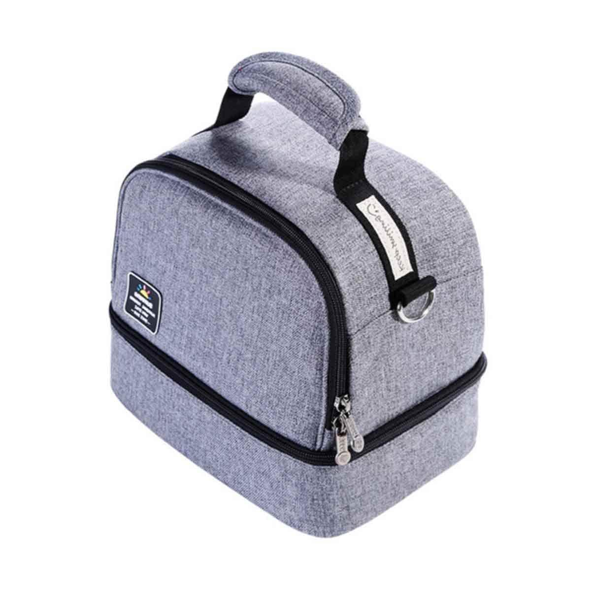 Sunveno Insulated Lunch Bag with Penguin Ice Pack Set