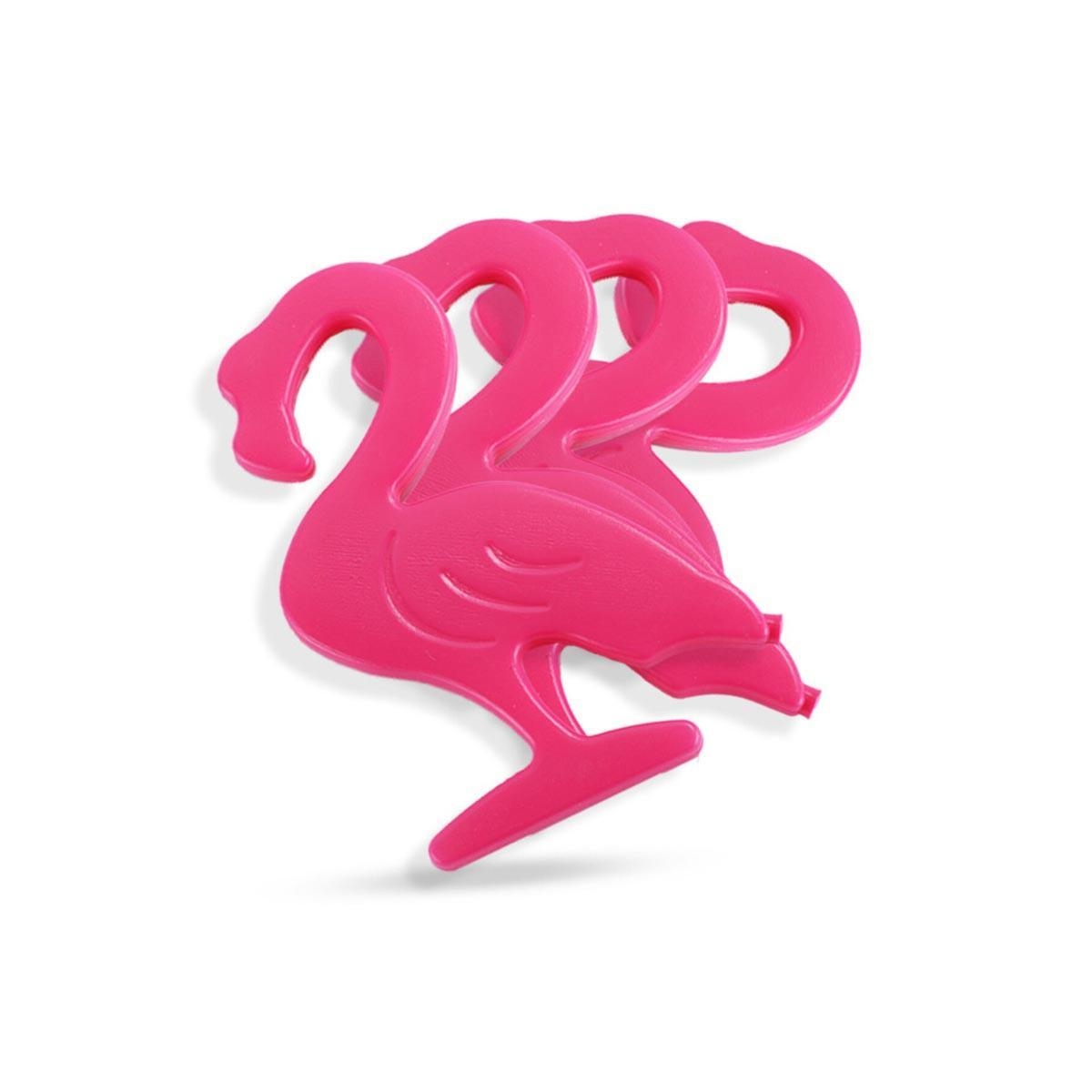 حقيبة غداء معزولة من صنڤينو باللون الوردي مع صندوق حراري ومجموعة أكياس ثلج على شكل فلامنجو