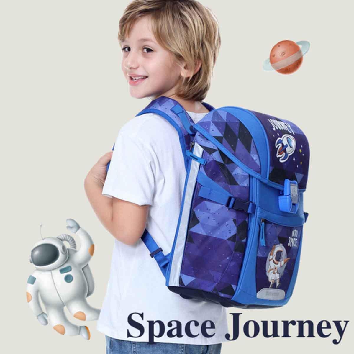 حقيبة مدرسية مريحة من صنڤينو سبيس، للجنسين، 3-4 سنوات