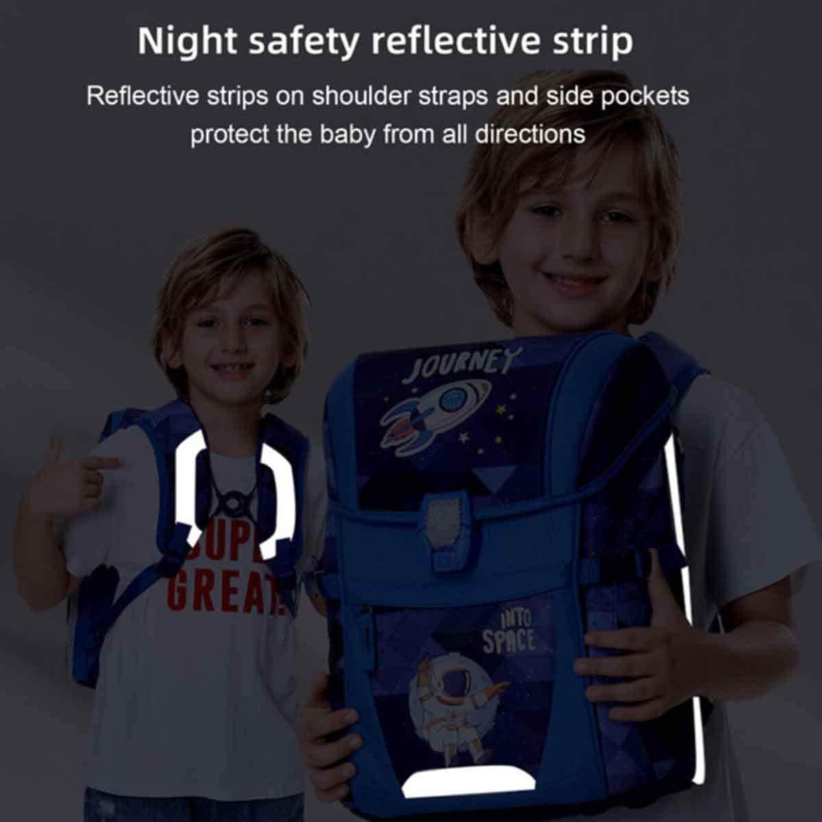 Sunveno Space Ergonomic School Bag Unisex, 3-4 Years