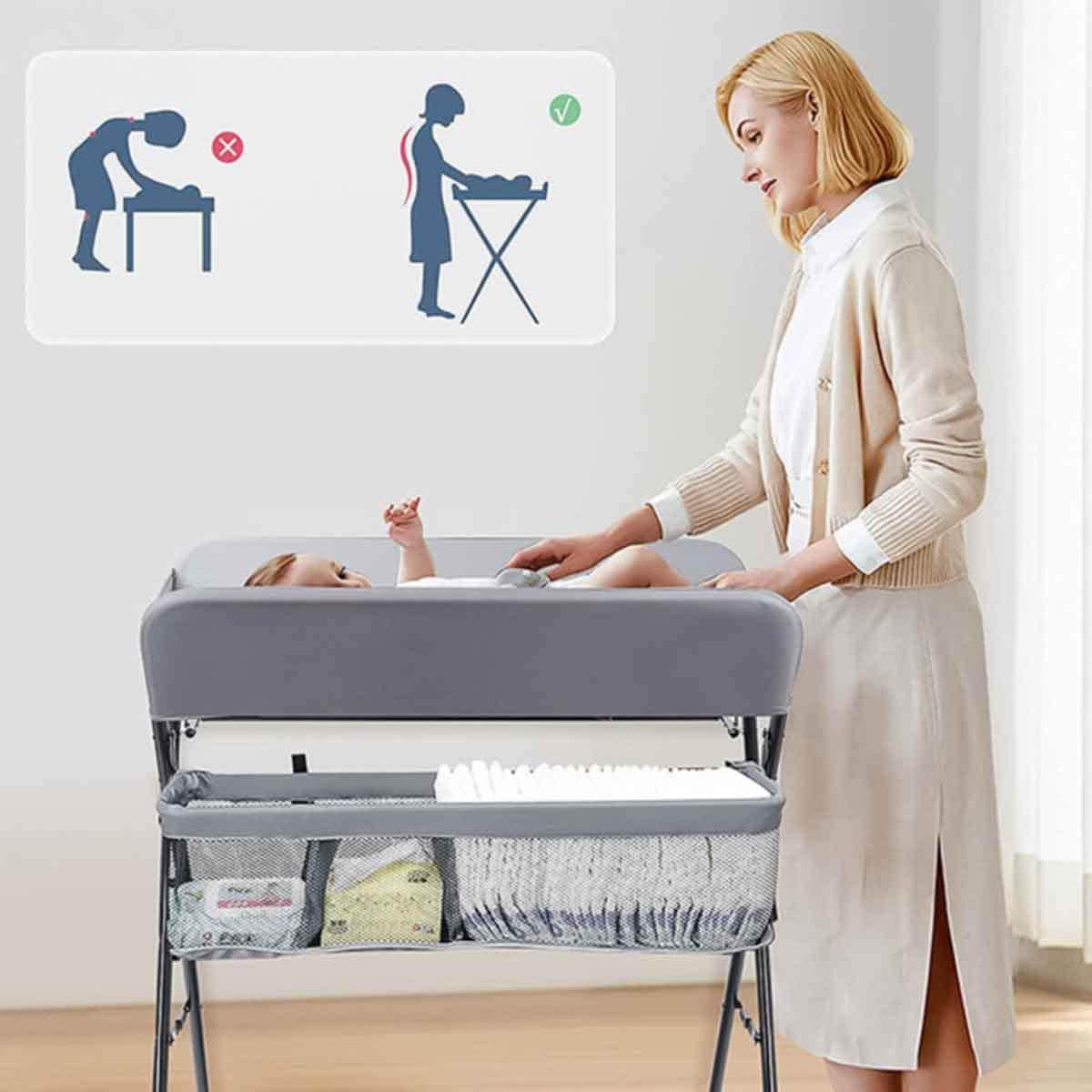 Teknum 4-in-1 Diaper Changing Table Organizer Toddler, 0-2 Years