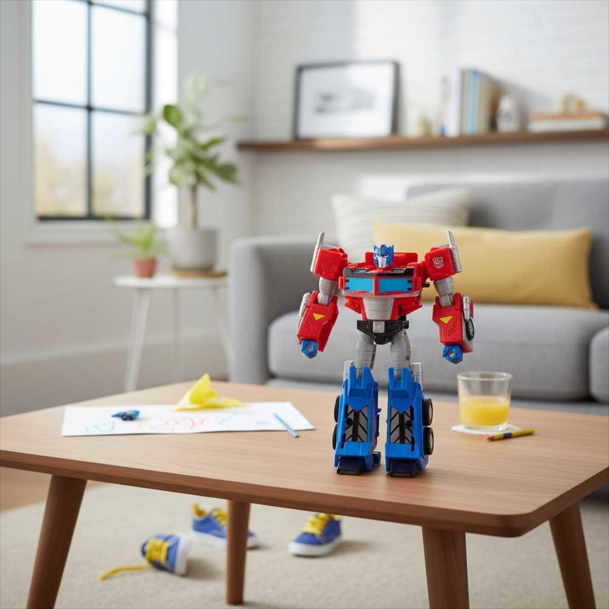 Transformers Core Prime Optimus Prime Action Figure Unisex, 5-7 Years