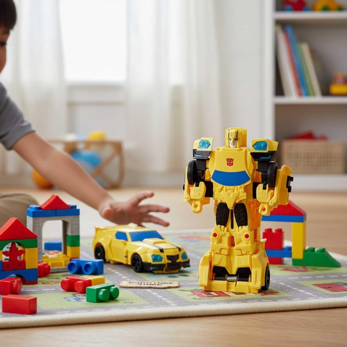 Transformers Core Smash Changers Bumblebee Action Figure Unisex, 5-7 Years