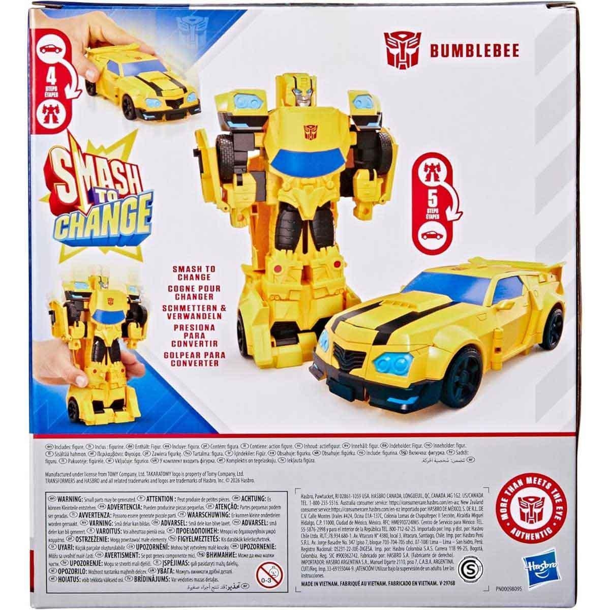 Transformers Core Smash Changers Bumblebee Action Figure Unisex, 5-7 Years