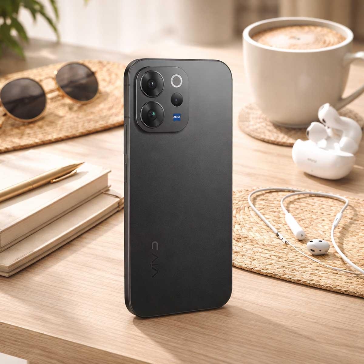 فيفو V70 5G مع باقة سماعات TWS + نيكباند + شاحن + حافظة حماية