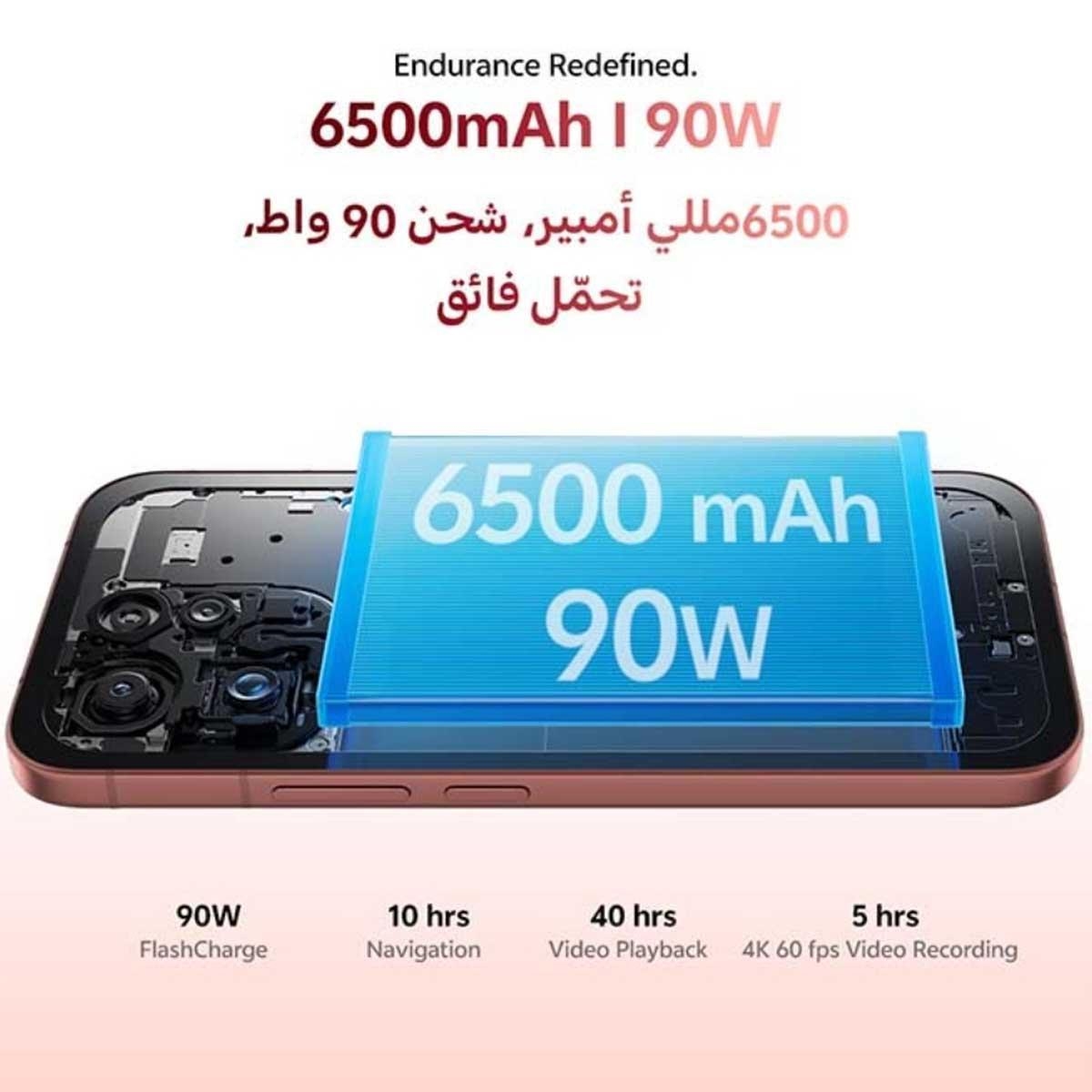 فيفو V70 5G (رام 12 جيجابايت، سعة 256 جيجابايت)، إصدار السعودية - بني خشب الصندل مع باقة سماعات TWS + نيكباند + شاحن + حافظة حماية