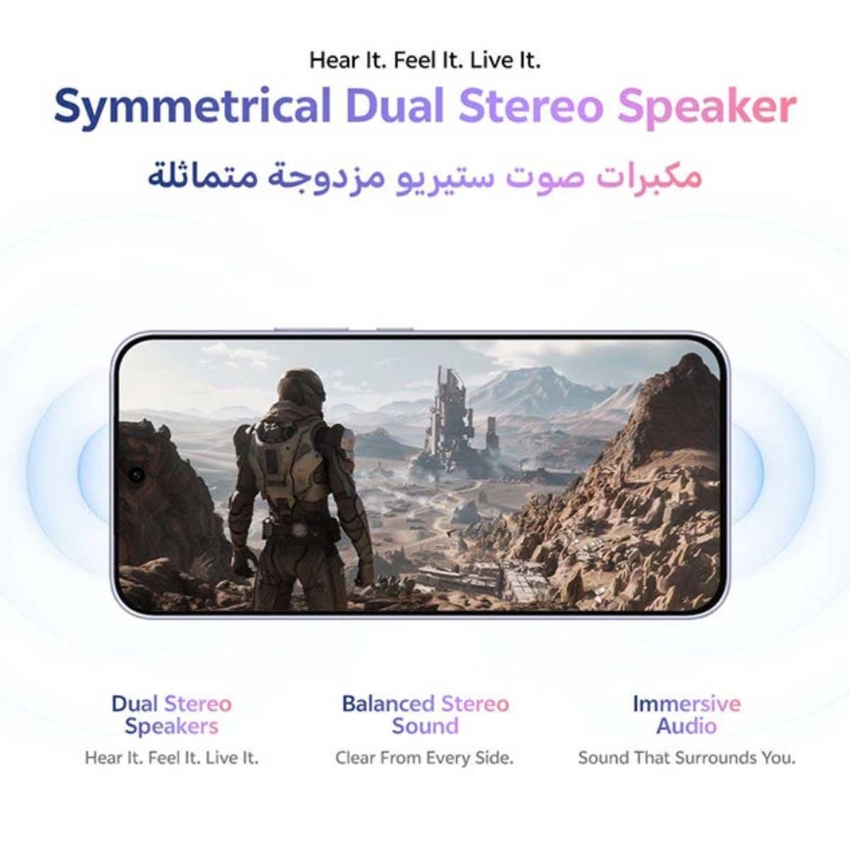 فيفو V70 FE 5G (رام 12 جيجابايت، سعة 256 جيجابايت)، إصدار السعودية - أزرق المحيط مع باقة سماعات TWS + نيكباند + شاحن + حافظة حماية