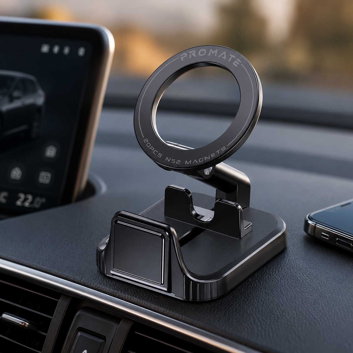Promate 360掳 Rotating MagSafe Compatible Phone Holder