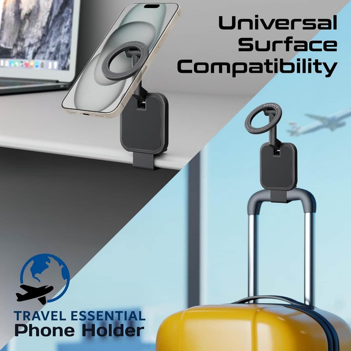 Promate 360掳 Rotating MagSafe Compatible Phone Holder