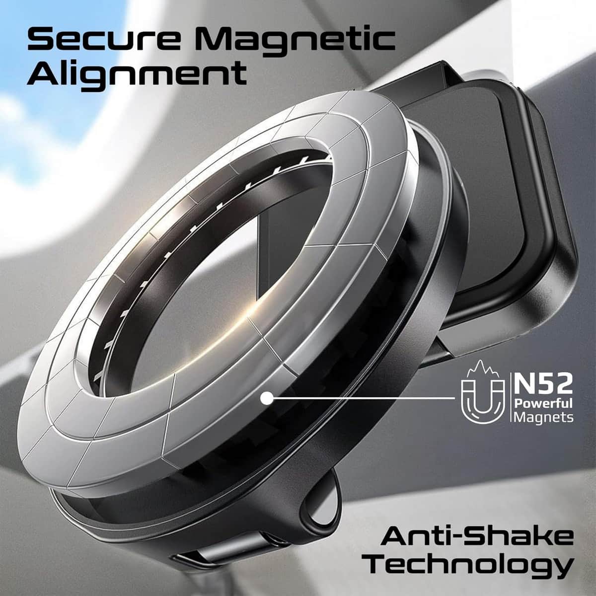 Promate 360掳 Rotating MagSafe Compatible Phone Holder