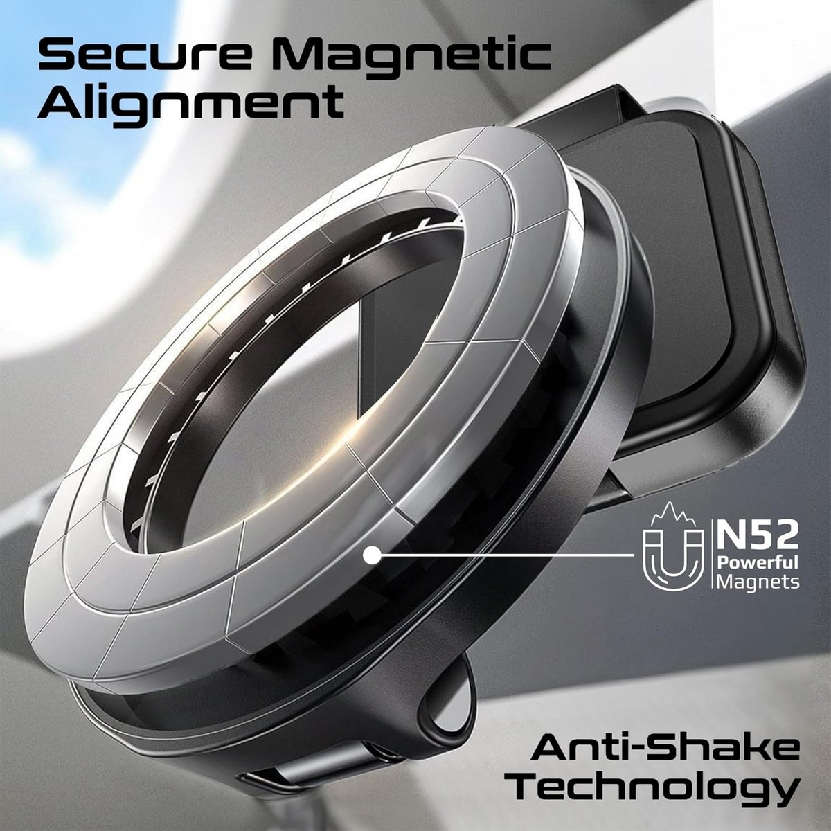 Promate 360掳 Rotating MagSafe Compatible Phone Holder