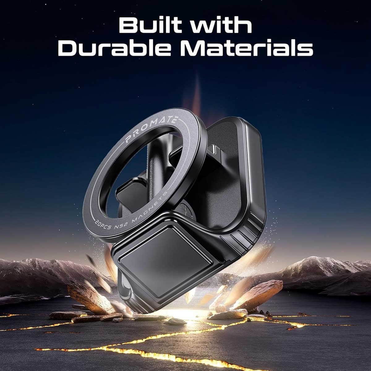 Promate 360掳 Rotating MagSafe Compatible Phone Holder