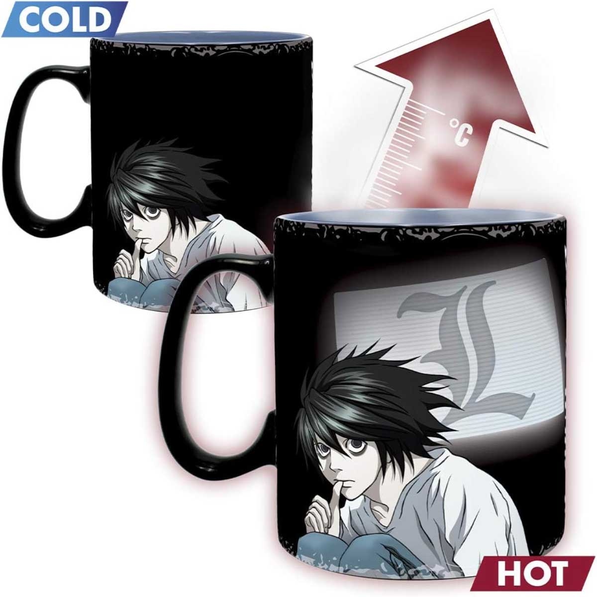 ABYstyle 460ml Death Note Kira & L Heat Changing Mug