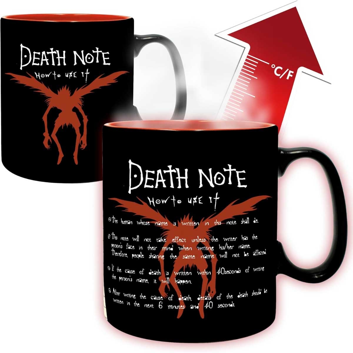 ABYstyle 460ml Death Note L & Light Heat Changing Mug