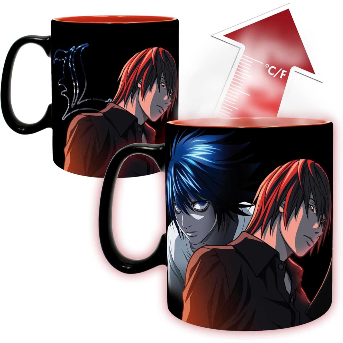 ABYstyle 460ml Death Note L & Light Heat Changing Mug