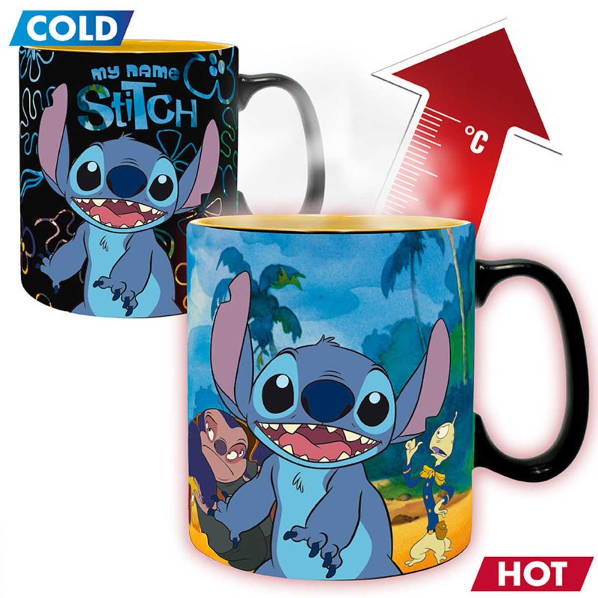ABYstyle 460ml Disney Lilo & Stitch Heat Changing Mug