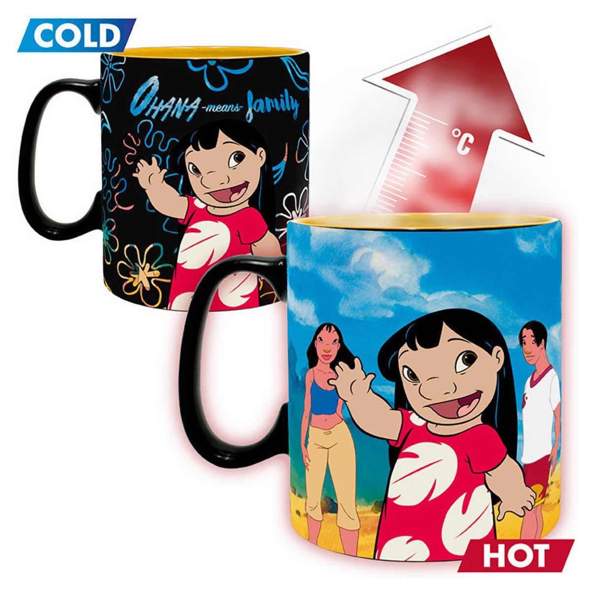 ABYstyle 460ml Disney Lilo & Stitch Heat Changing Mug