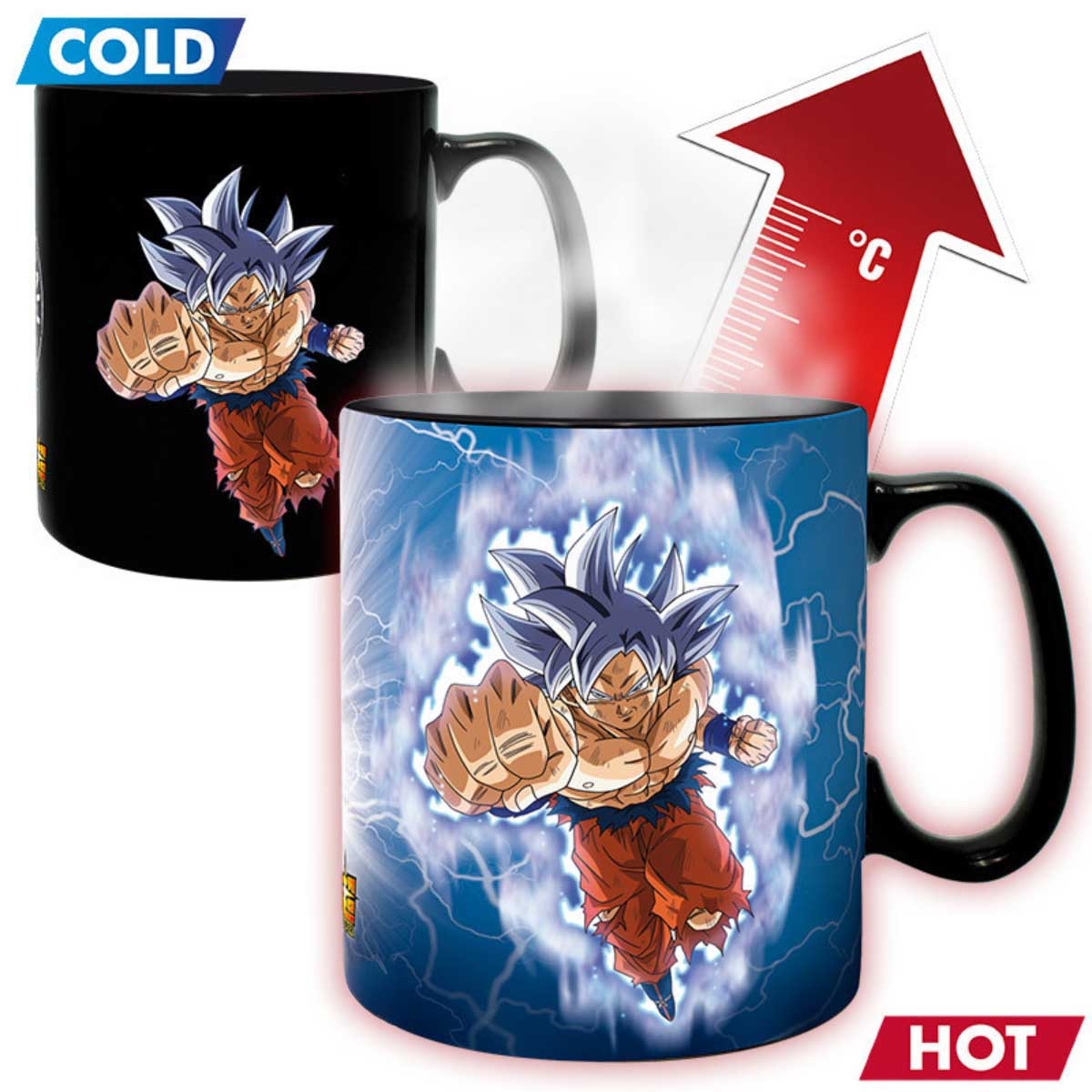 ABYstyle 460ml Dragon Ball Super Goku vs Jiren Heat Changing Mug
