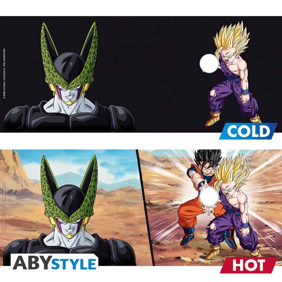 ABYstyle 460ml Dragon Ball Z Gohan & Cell Heat Changing Mug