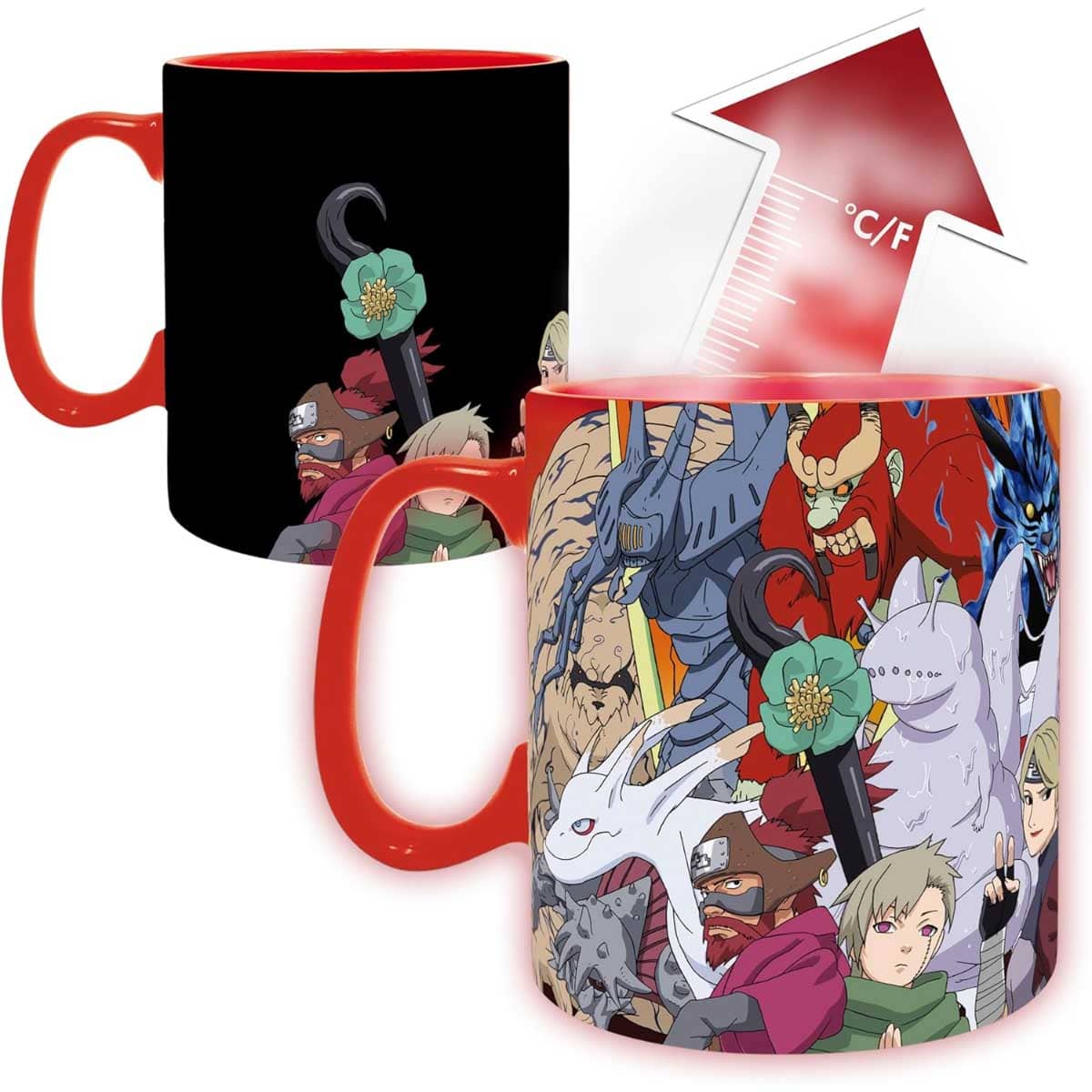 ABYstyle 460ml Naruto Shippuden Biju & Jinchuriki Heat Changing Mug