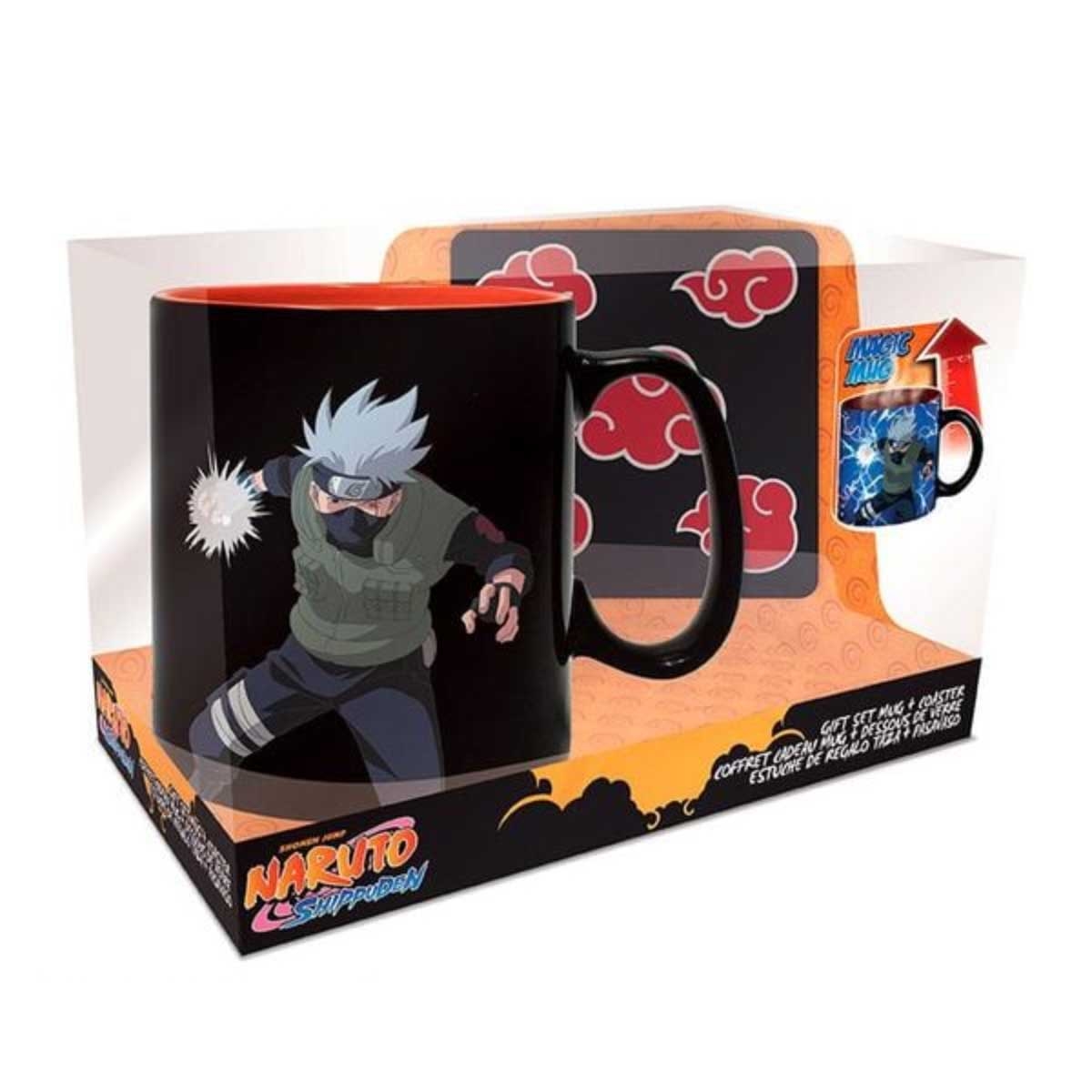 ABYstyle 460ml Naruto Shippuden Heat Changing Mug & Coaster Gift Set