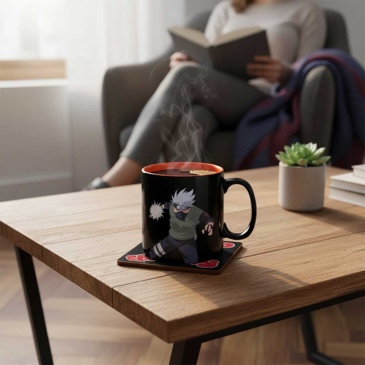 ABYstyle 460ml Naruto Shippuden Heat Changing Mug & Coaster Gift Set