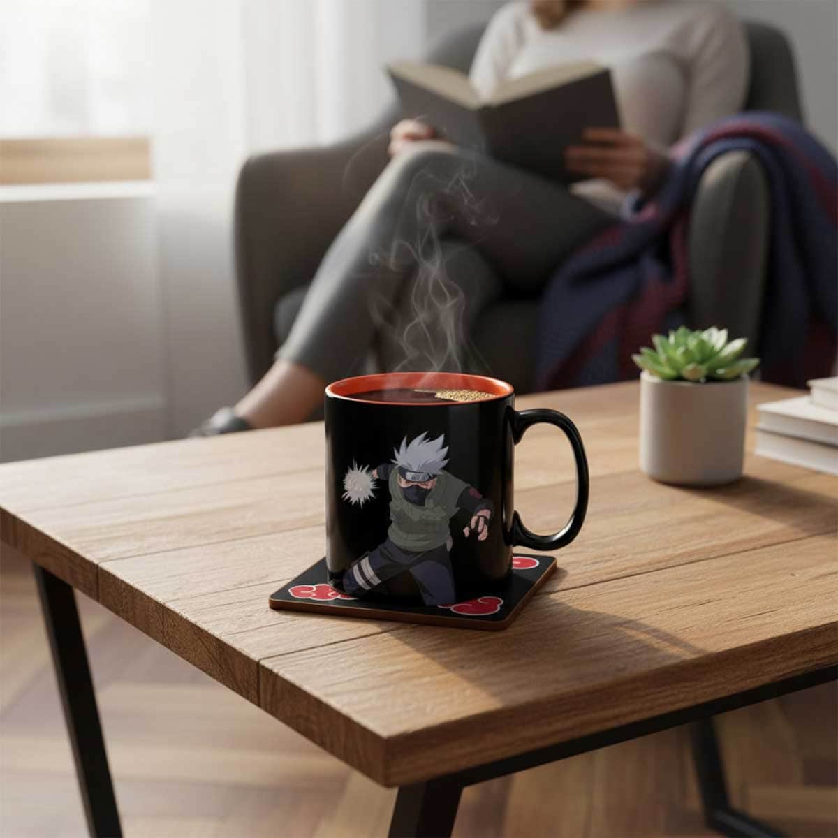 ABYstyle 460ml Naruto Shippuden Heat Changing Mug & Coaster Gift Set