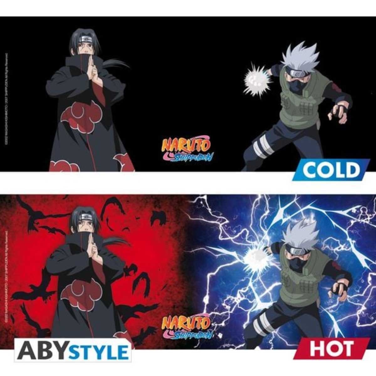 ABYstyle 460ml Naruto Shippuden Heat Changing Mug & Coaster Gift Set