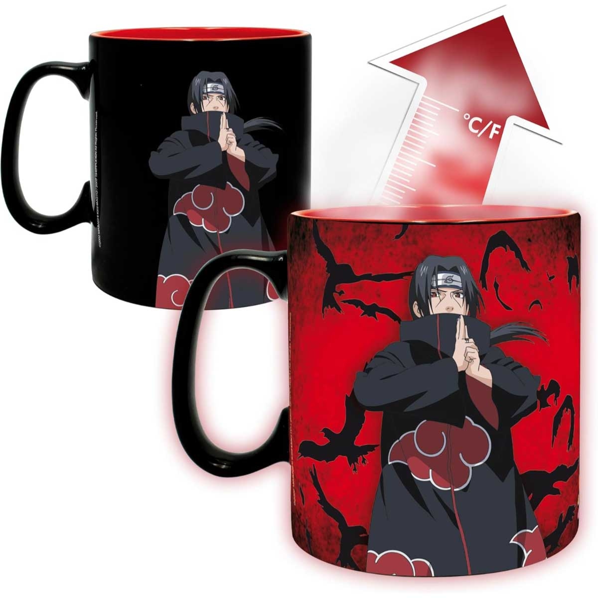 ABYstyle 460ml Naruto Shippuden Kakashi & Itachi Heat Changing Mug