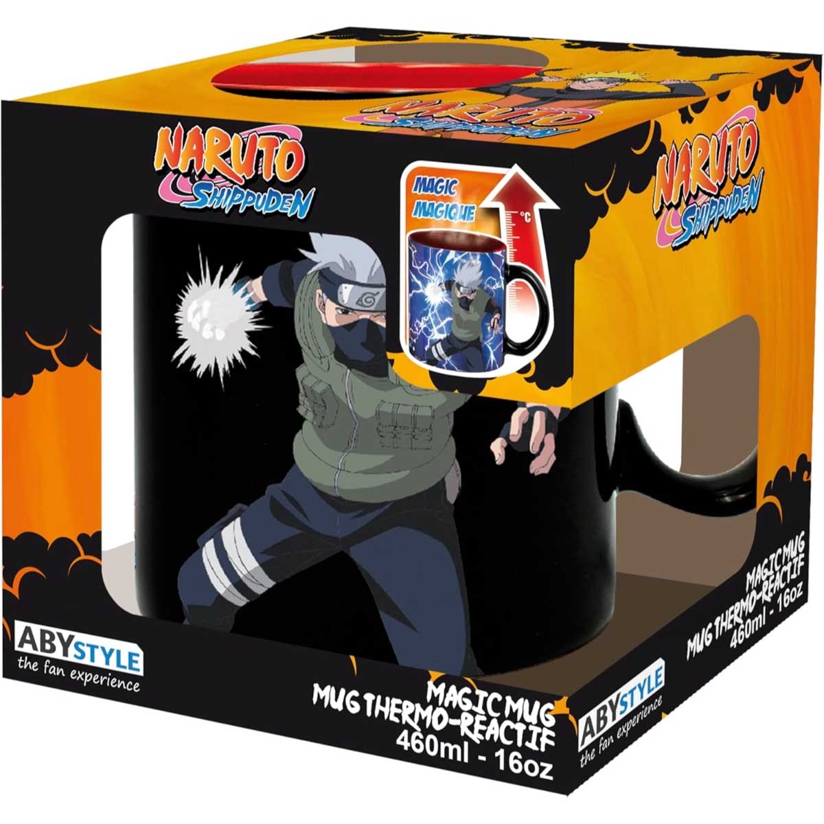 ABYstyle 460ml Naruto Shippuden Kakashi & Itachi Heat Changing Mug