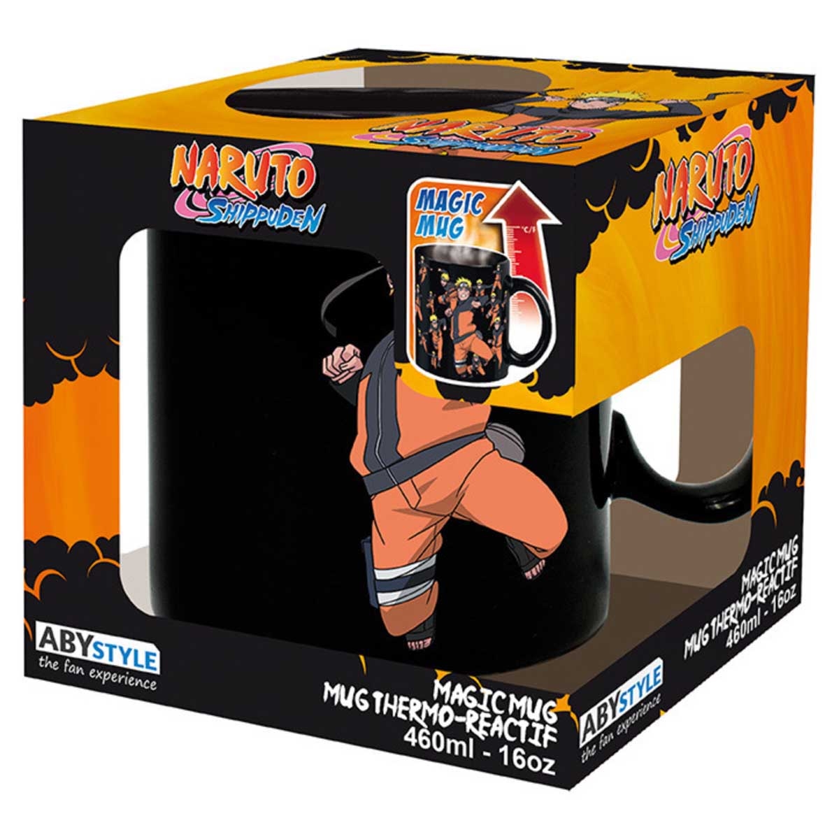 ABYstyle 460ml Naruto Shippuden Multicloning Heat Changing Mug