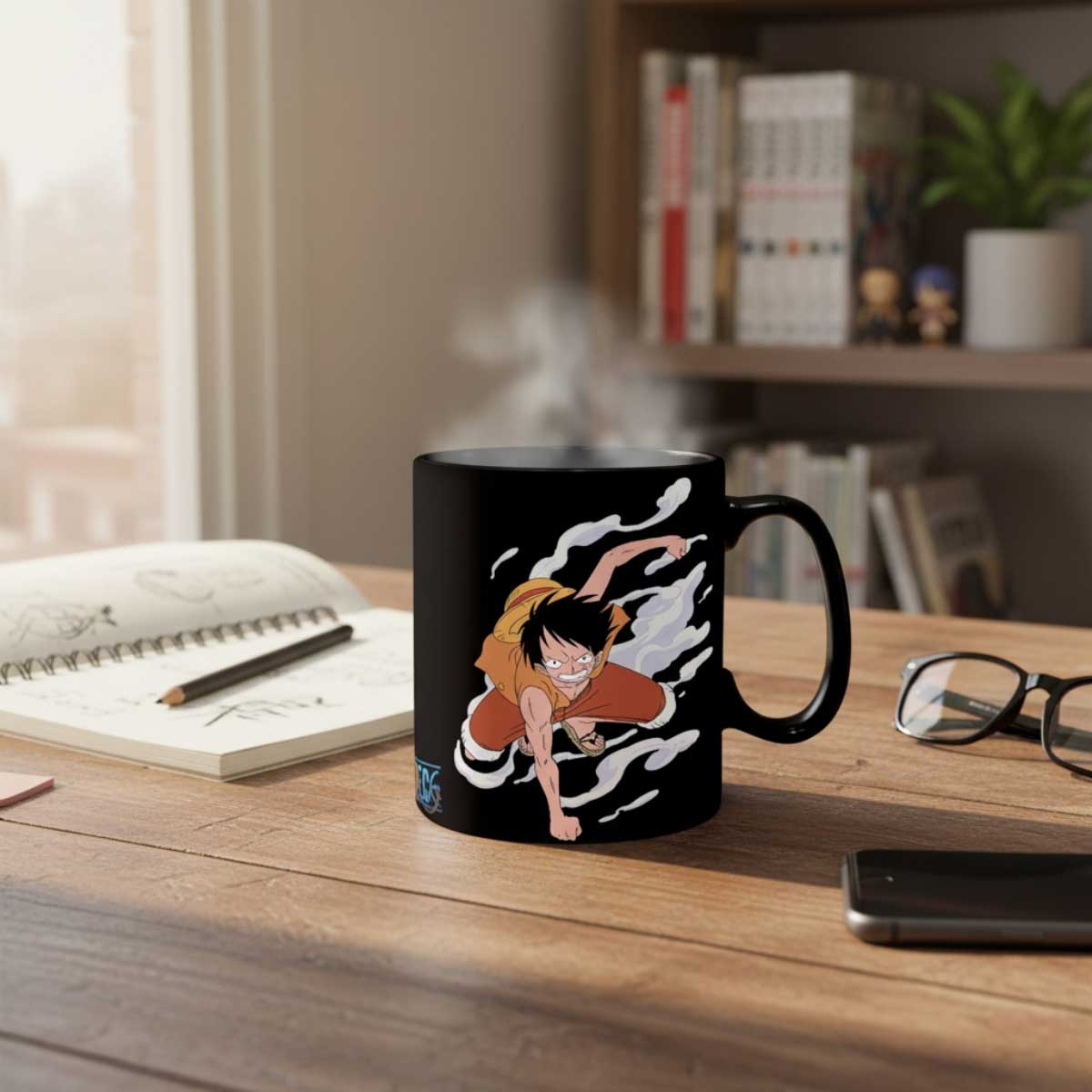 ABYstyle 460ml One Piece Luffy & Ace Heat Changing Mug