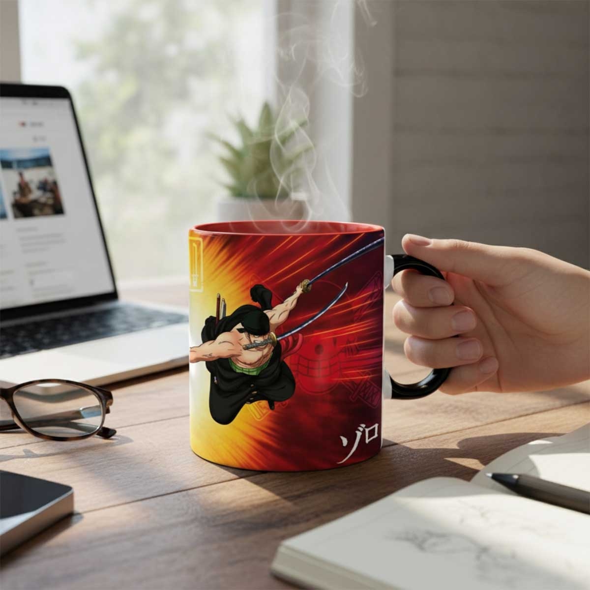 ABYstyle 460ml One Piece Zoro & Sanji Heat Changing Mug