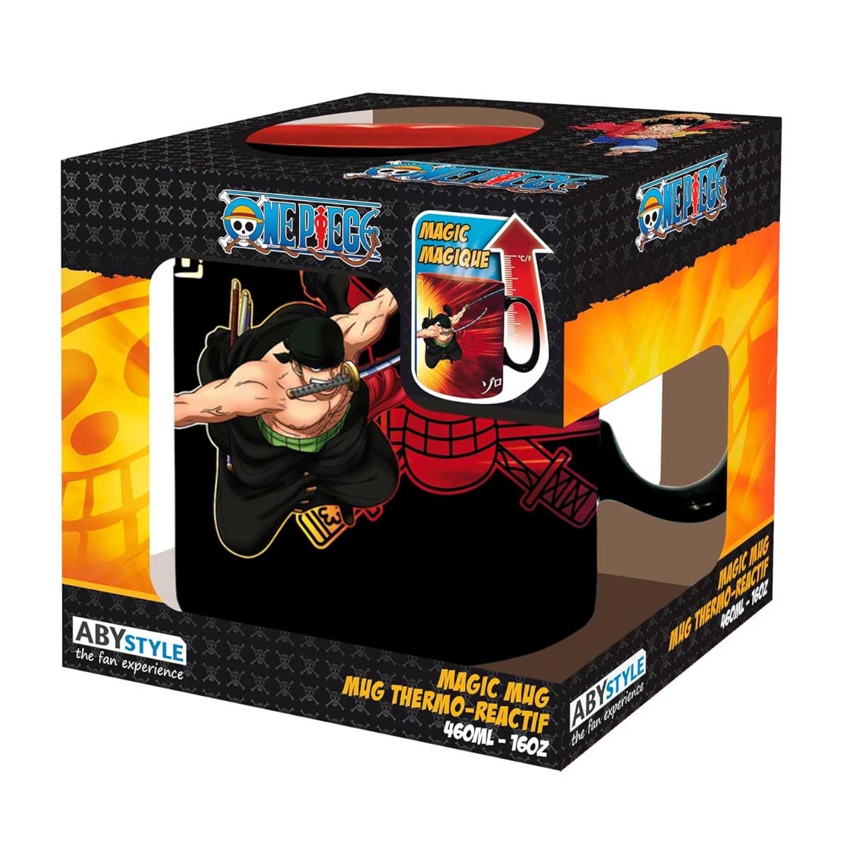 ABYstyle 460ml One Piece Zoro & Sanji Heat Changing Mug
