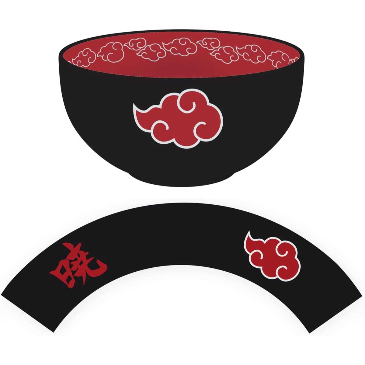 ABYstyle 600ml Naruto Shippuden Akatsuki Bowl