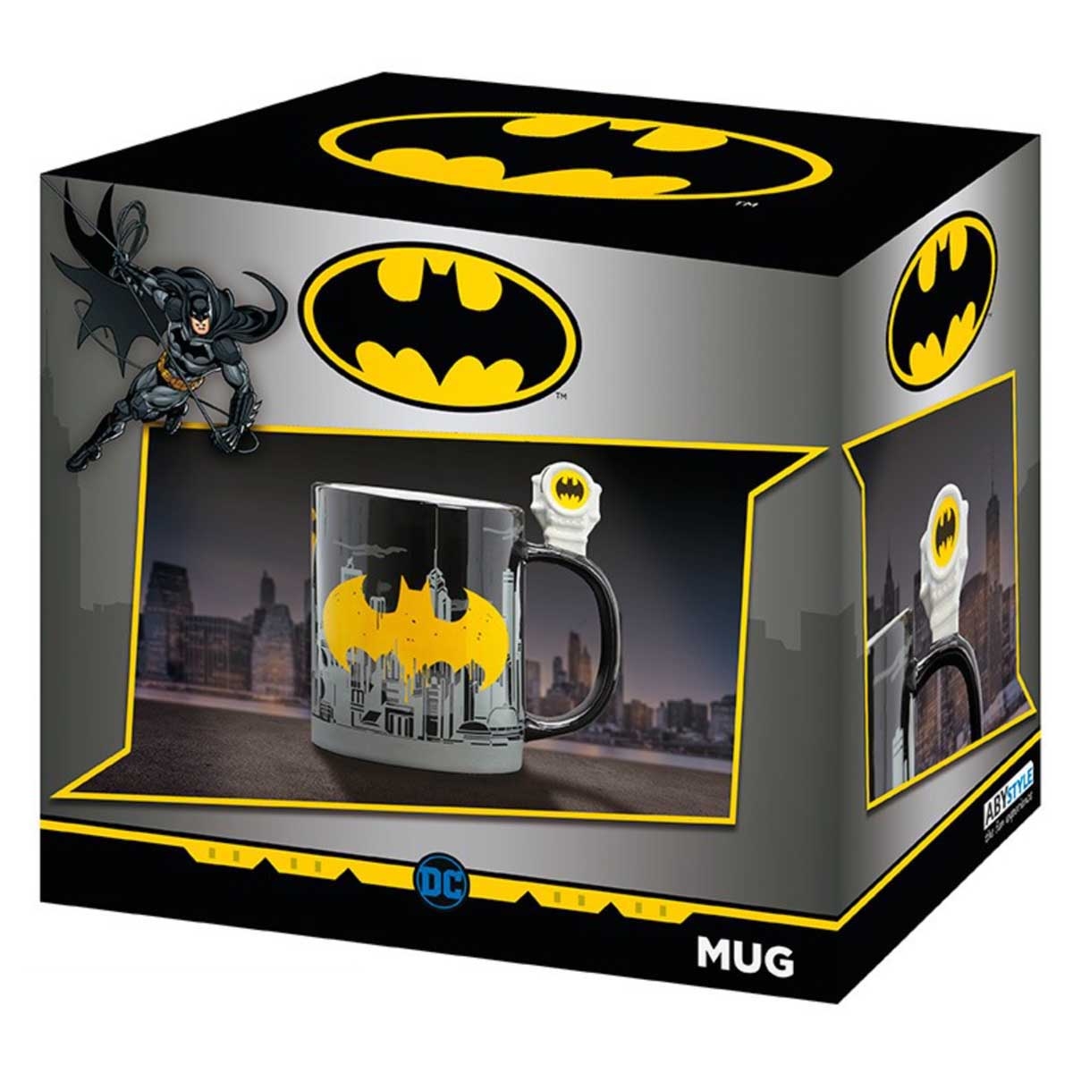ABYstyle 460ml DC Comics Bat-Signal & Batman 3D Handle Mug