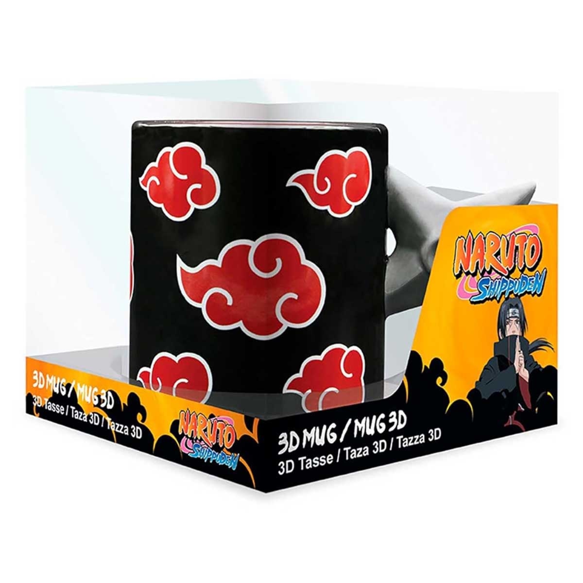 ABYstyle 460ml Naruto Shippuden Akatsuki Shuriken 3D Handle Mug