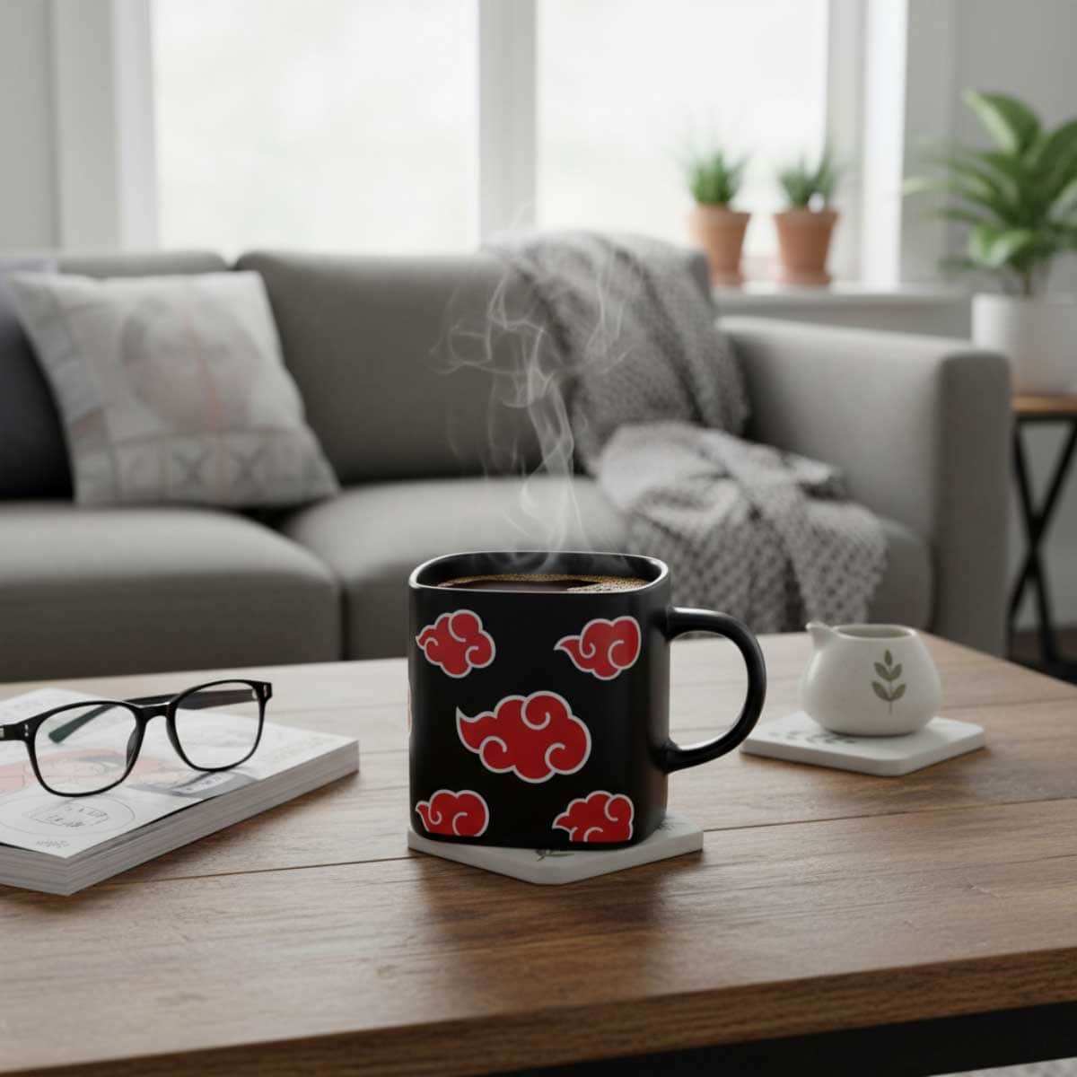 ABYstyle 460ml Naruto Shippuden Akatsuki Shuriken 3D Handle Mug