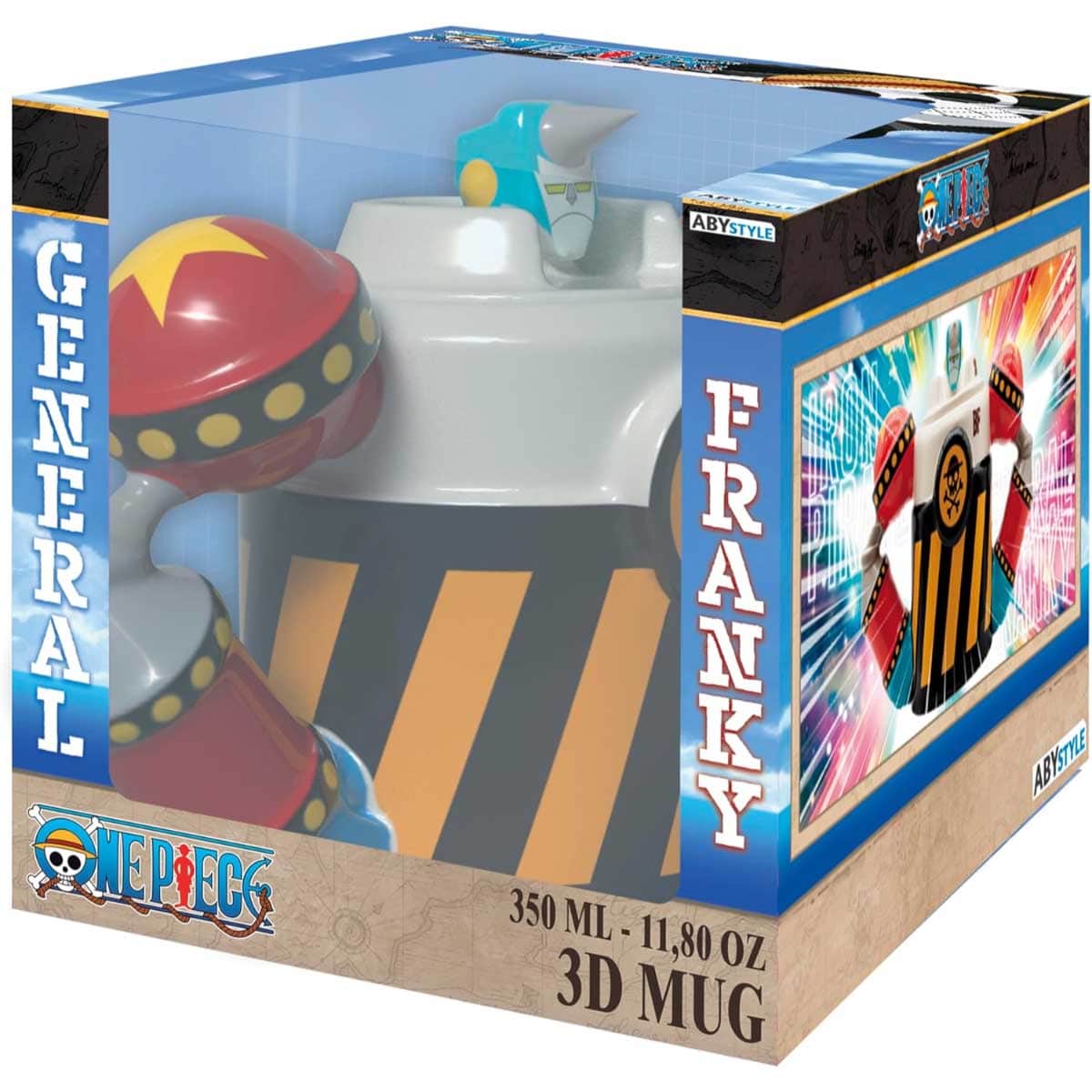 ABYstyle 450ml One Piece Iron Pirate Franky Shogun 3D Mug