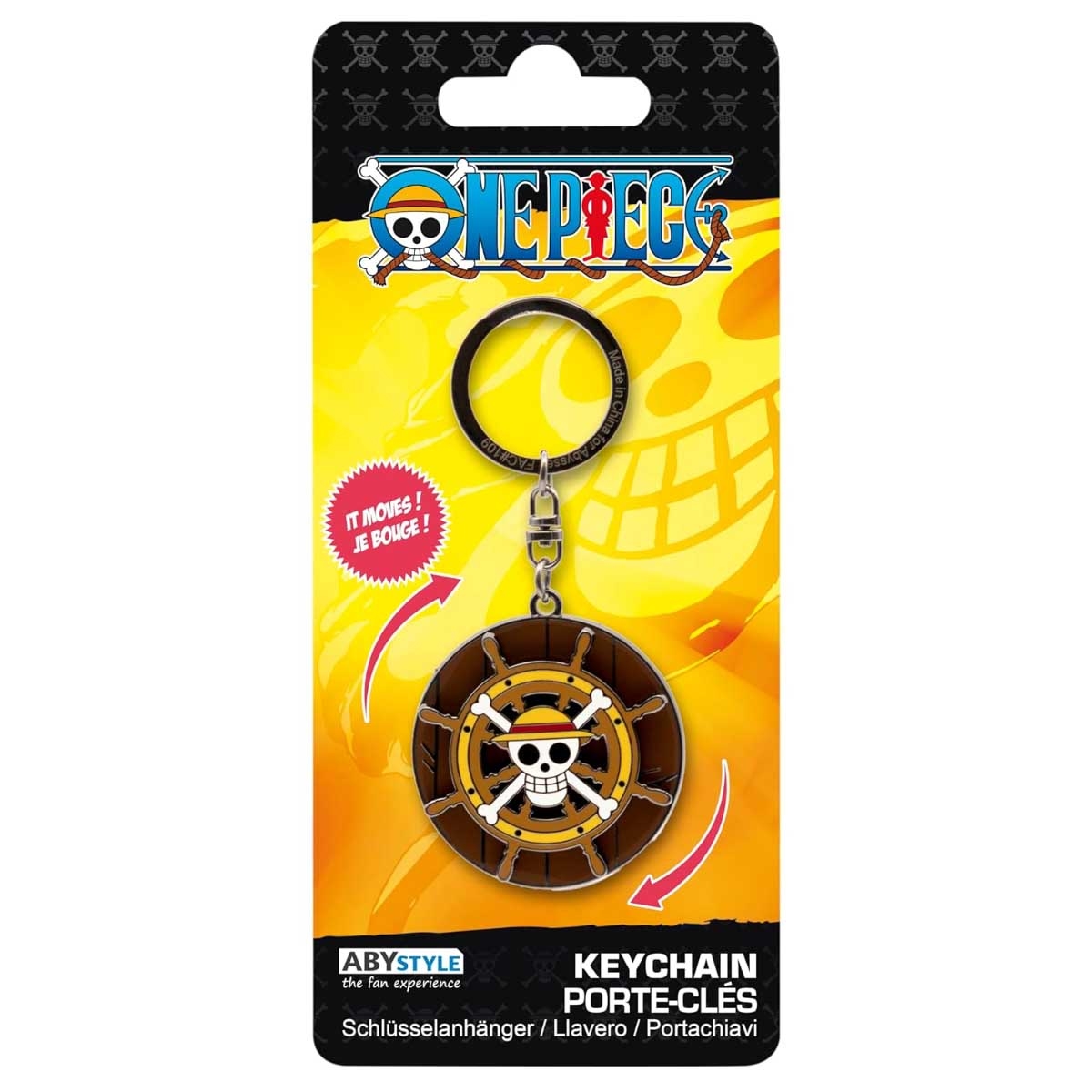 ABYstyle One Piece Thousand Sunny's Helm Moving Keychain