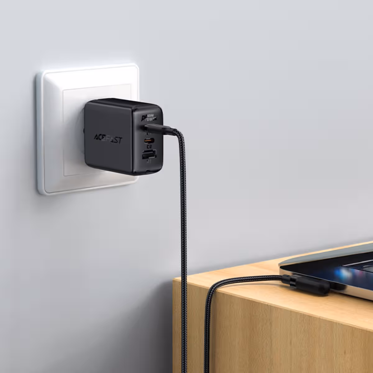 Acefast 100W C5-03 Right Angle USB-C to USB-C Cable