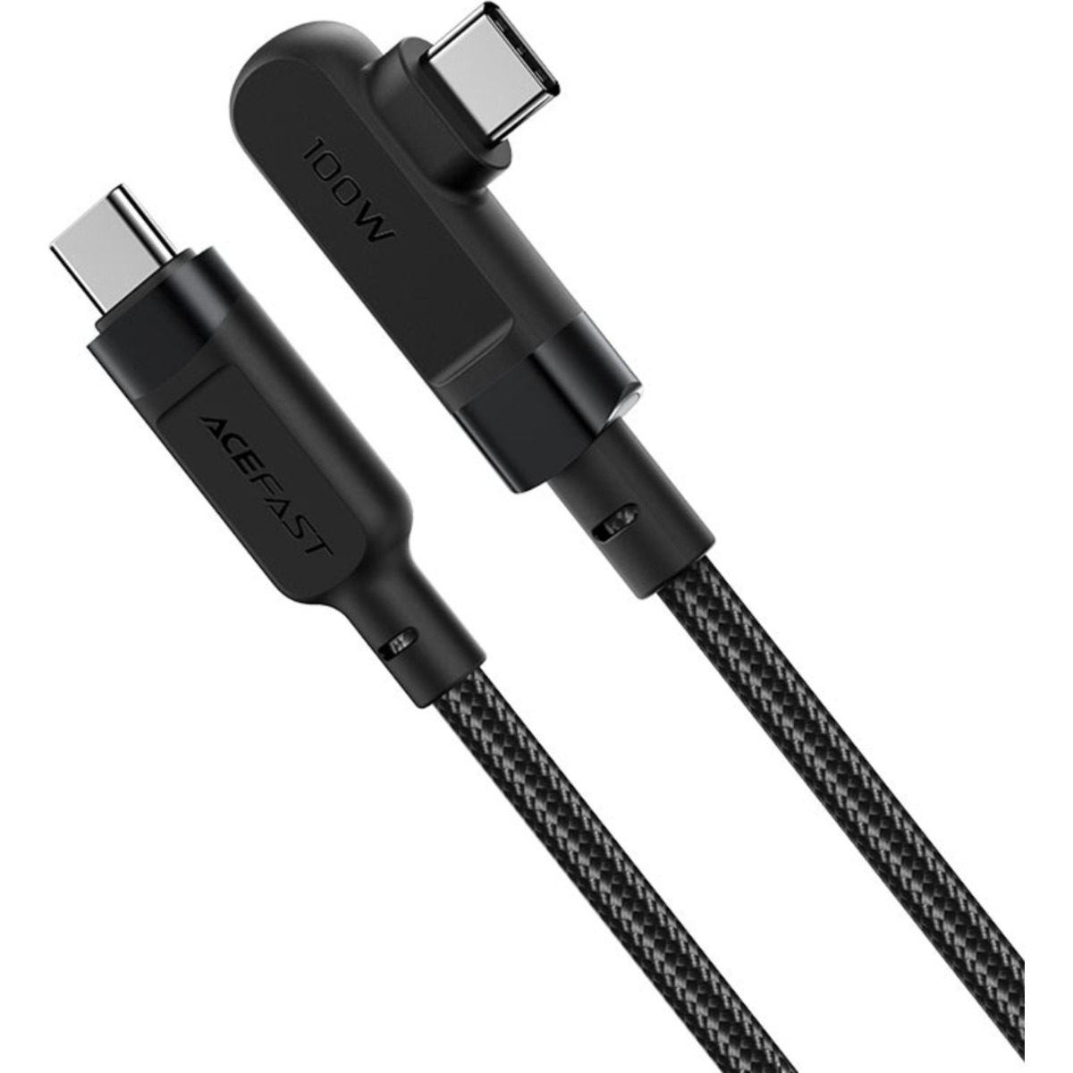 ايسفاست C5-03 كابل USB-C إلى USB-C بزاوية قائمة وقدرة 100W