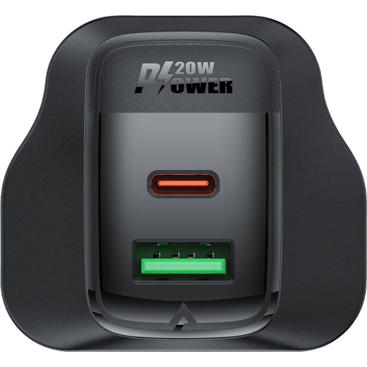 ايسفاست A79 شاحن حائط ثنائي المنافذ USB-C وUSB-A بتقنية نيتريد الغاليوم بقدرة 20W (المملكة المتحدة)