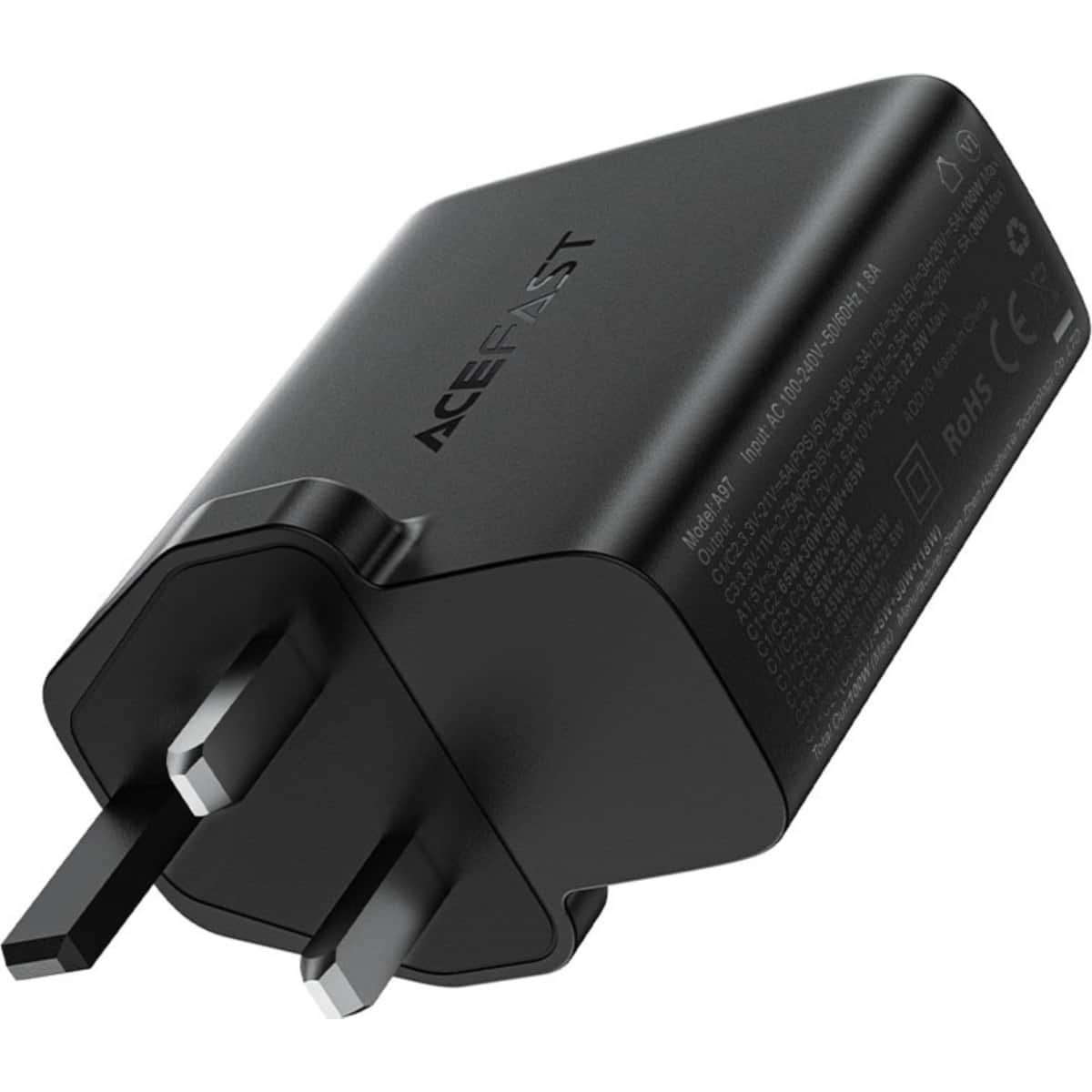 Acefast A97 100W 4-Port 3C1A GaN Wall Charger (UK)