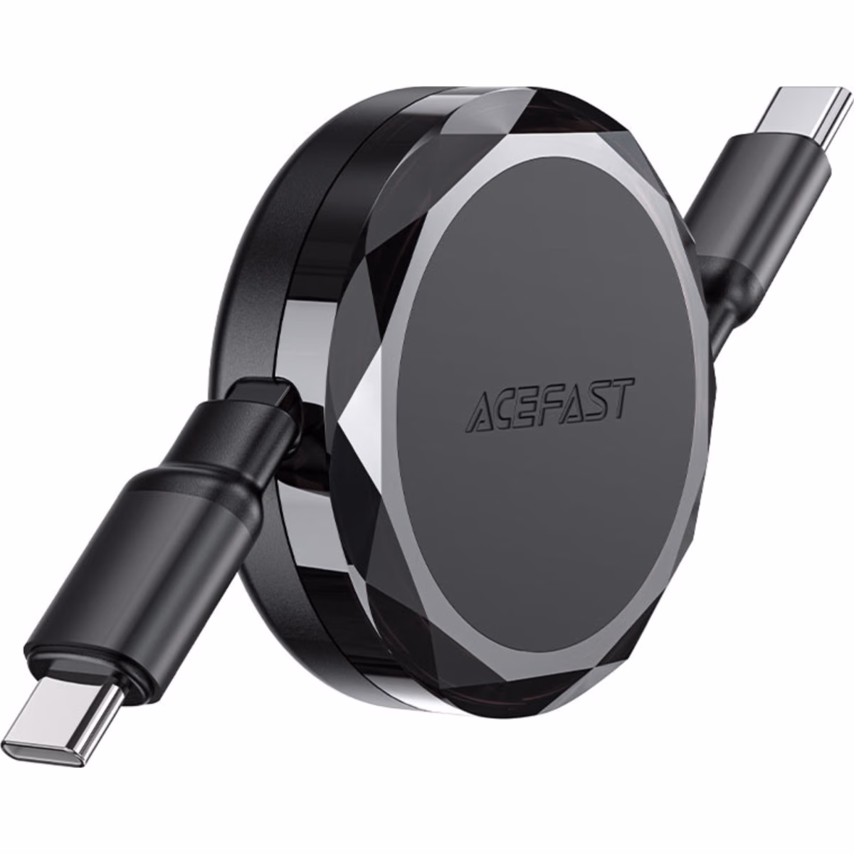 ايسفاست C13-03 كابل مزدوج قابل للسحب USB-C إلى USB-C - أسود