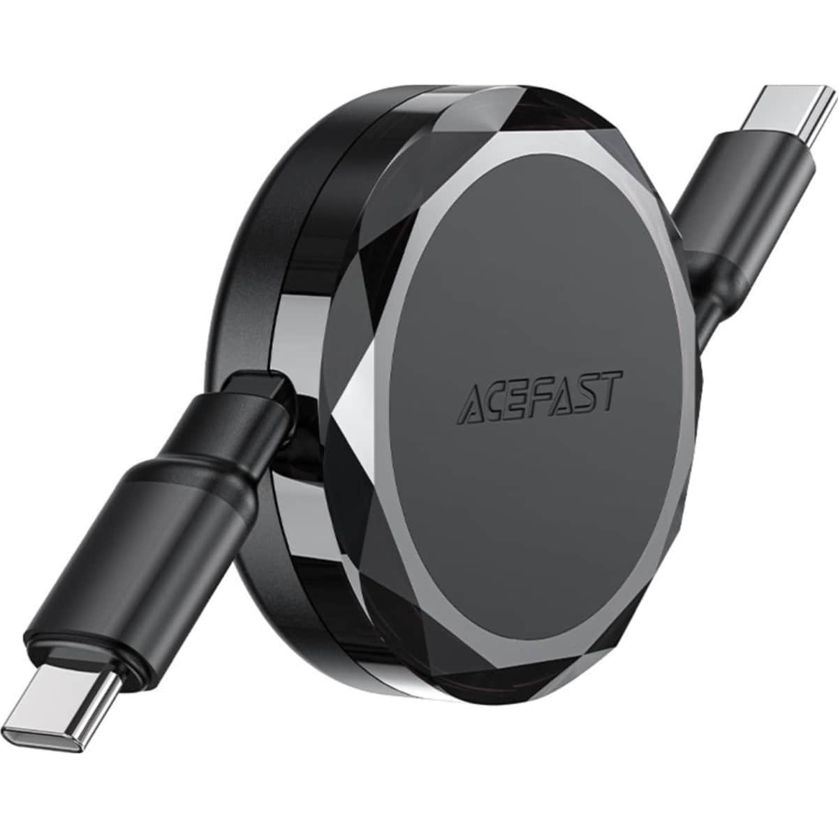 ايسفاست C13-03 كابل مزدوج قابل للسحب USB-C إلى USB-C - أسود