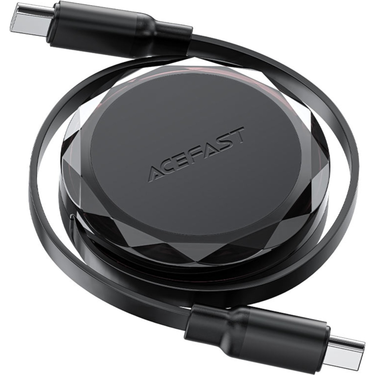 ايسفاست C13-03 كابل مزدوج قابل للسحب USB-C إلى USB-C - أسود