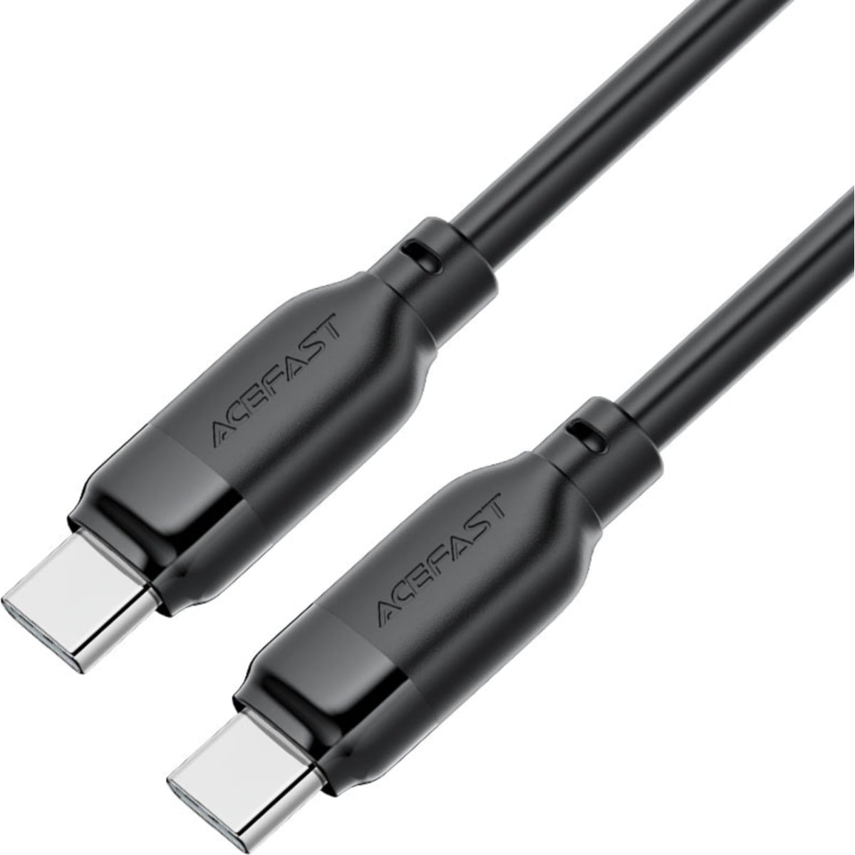 ايسفاست C16-03 كابل من المطاط الحراري TPE بمنفذ USB-C إلى USB-C - أسود
