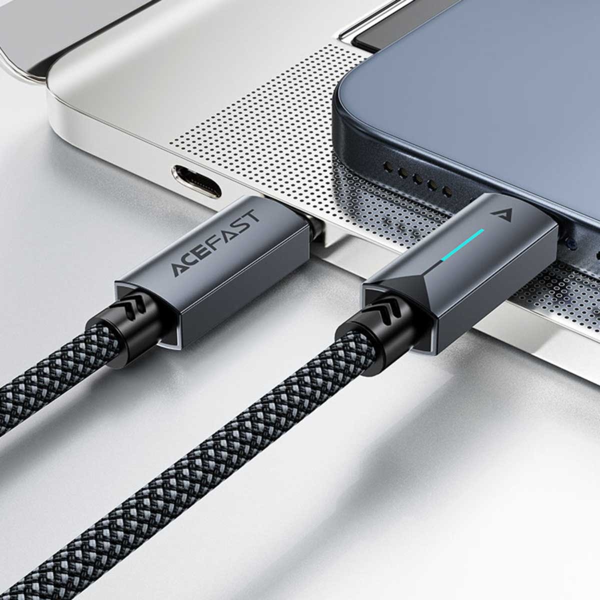 ايسفاست C19-03 كابل شحن سريع USB-C إلى USB-C بقدرة 60W - أسود